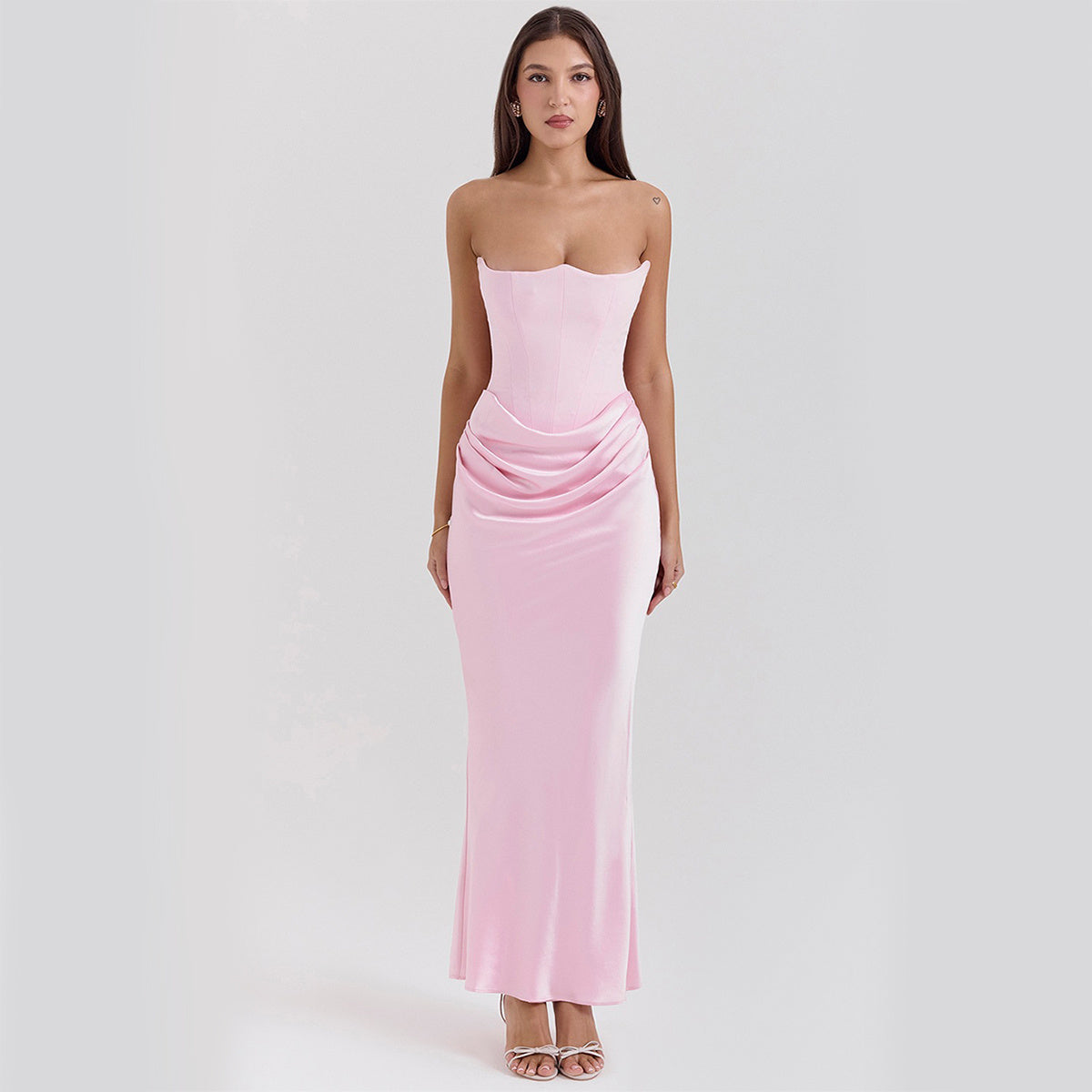 Elegant Fashion Bandeau Backless Dress