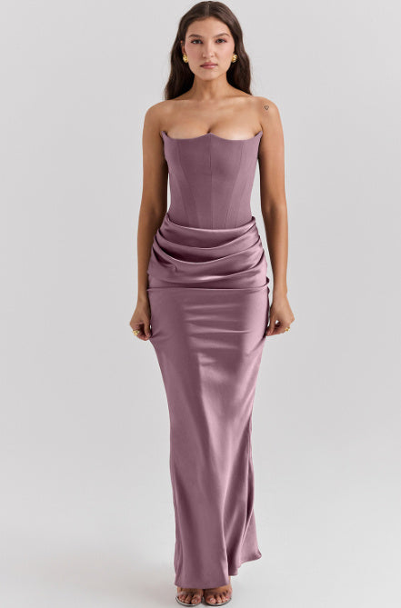 Elegant Fashion Bandeau Backless Dress