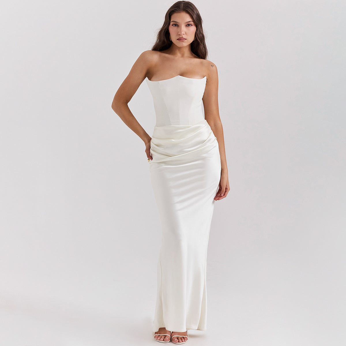 Elegant Fashion Bandeau Backless Dress