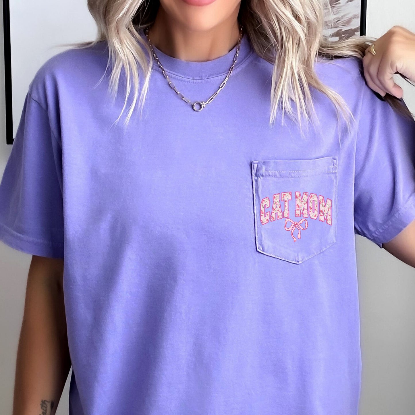 Cat Mom Comfort Colors T-Shirt