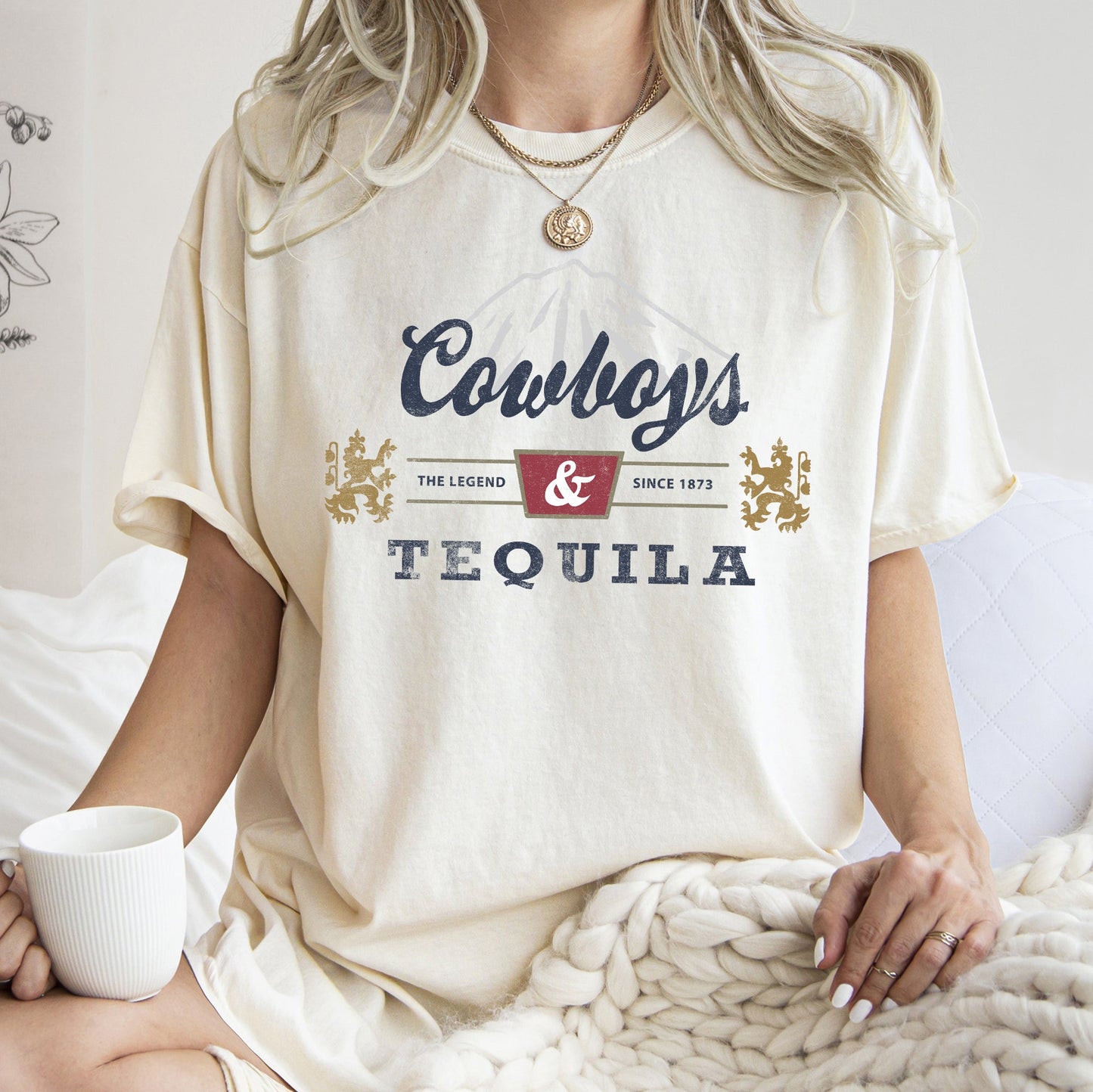 Cowboys and Tequila Comfort Colors T-Shirt