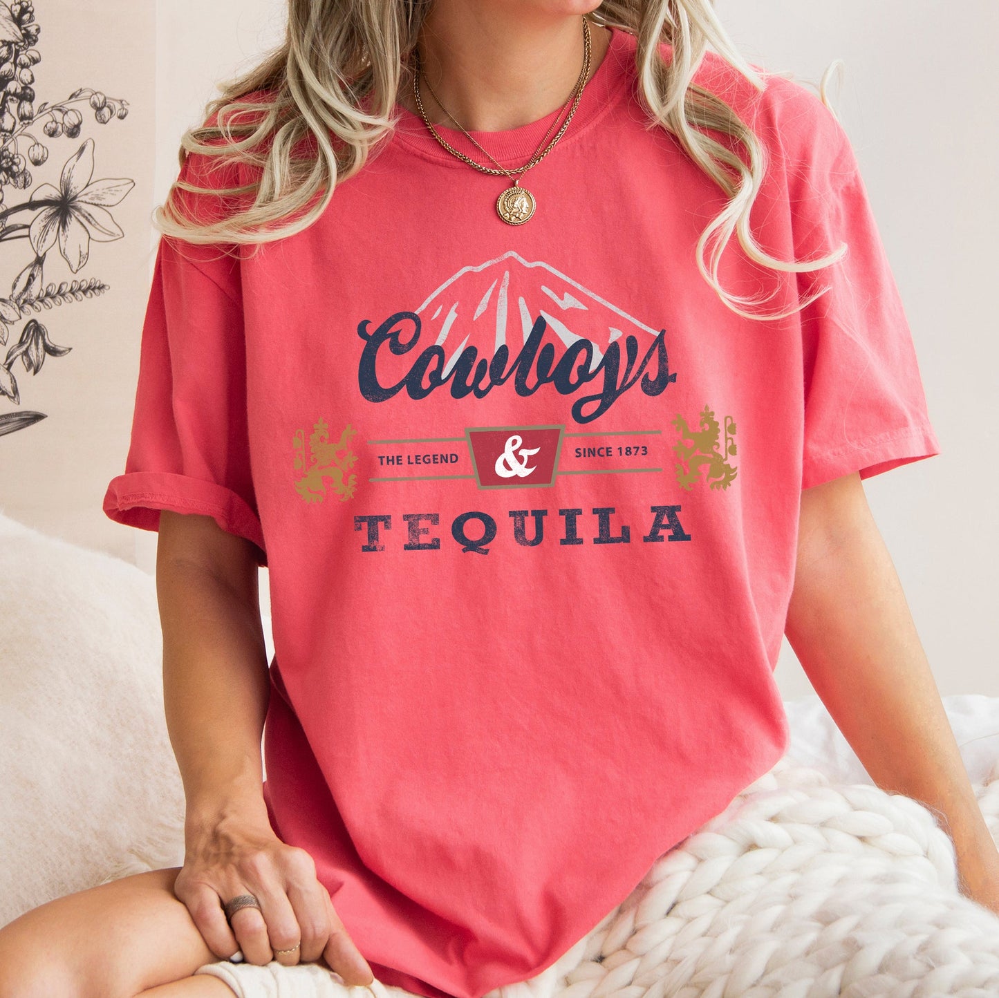 Cowboys and Tequila Comfort Colors T-Shirt