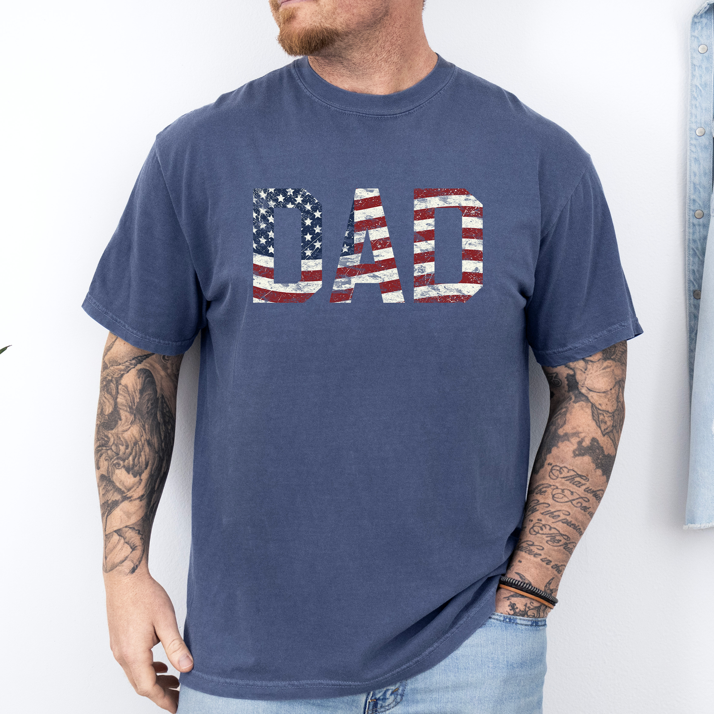 Dad, Patriotic Comfort Colors T-Shirt