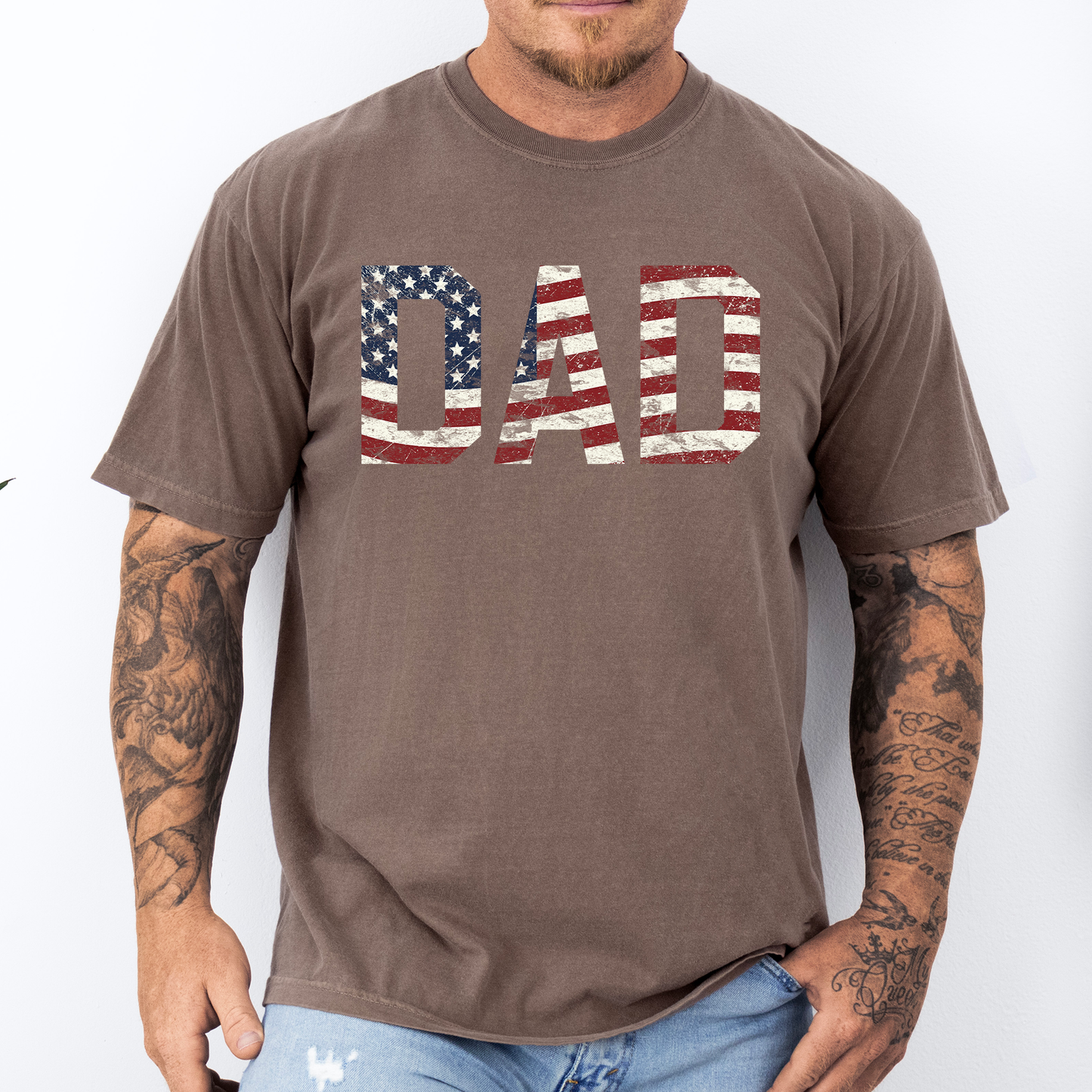 Dad, Patriotic Comfort Colors T-Shirt
