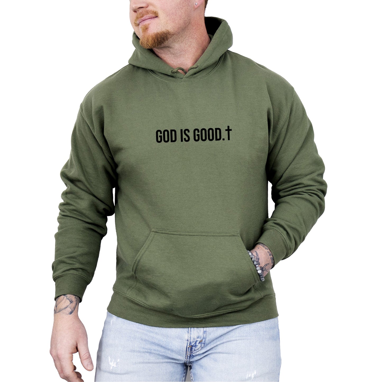 God Is Good, Minimalist Hoodie
