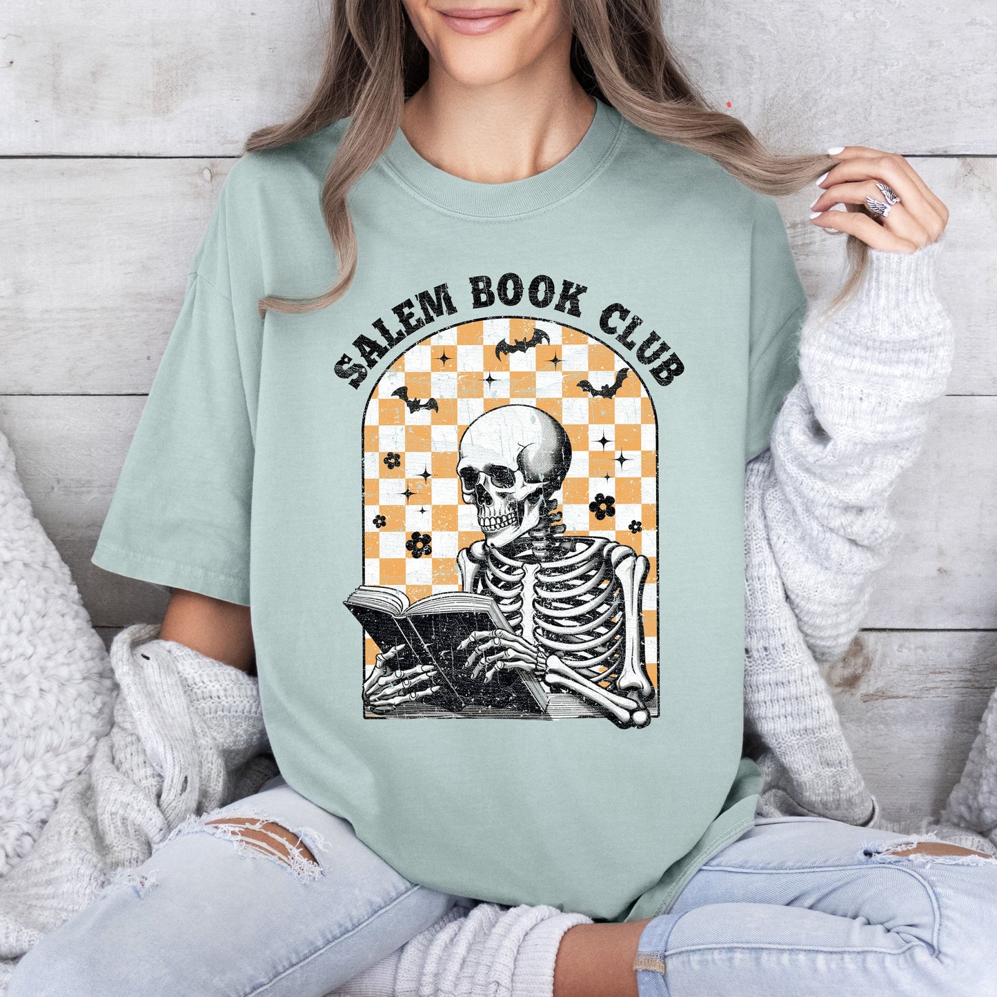 Salem Book Club Comfort Colors Tshirt