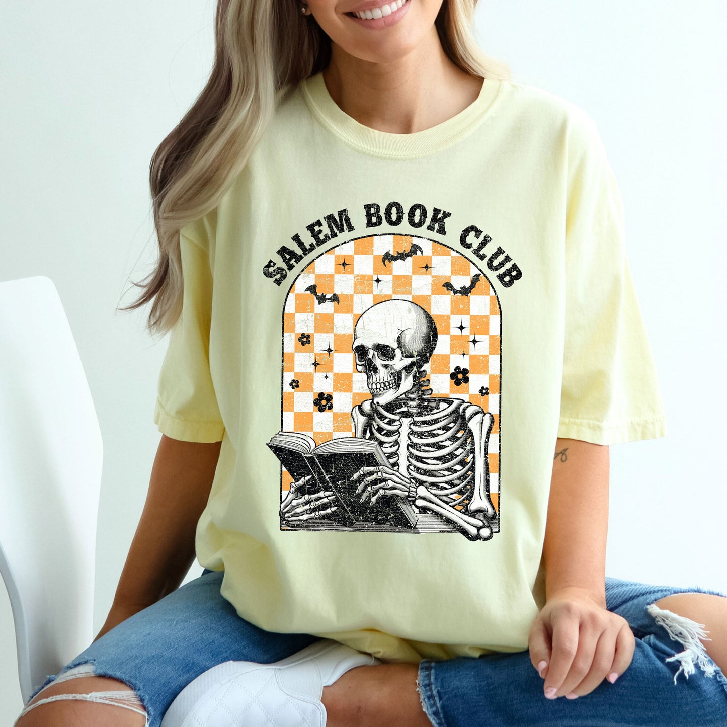 Salem Book Club Comfort Colors Tshirt