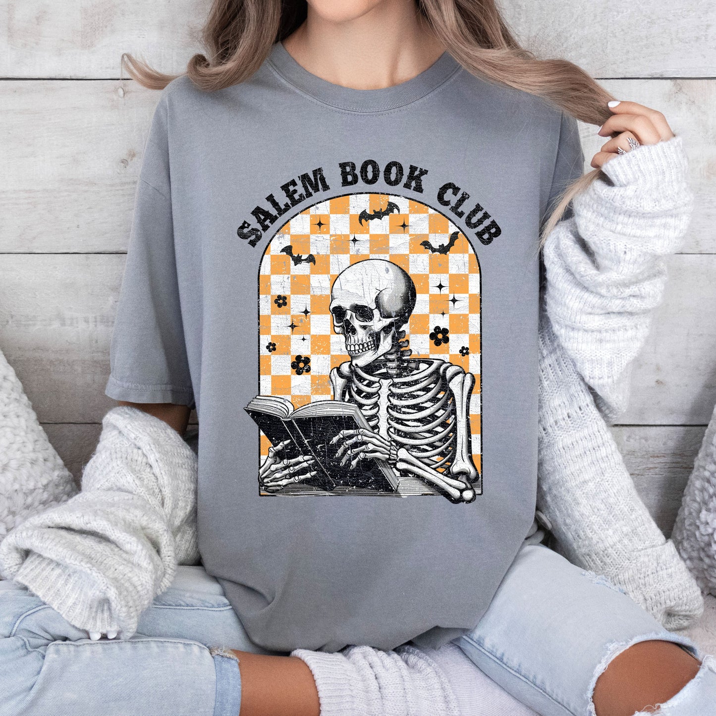 Salem Book Club Comfort Colors Tshirt