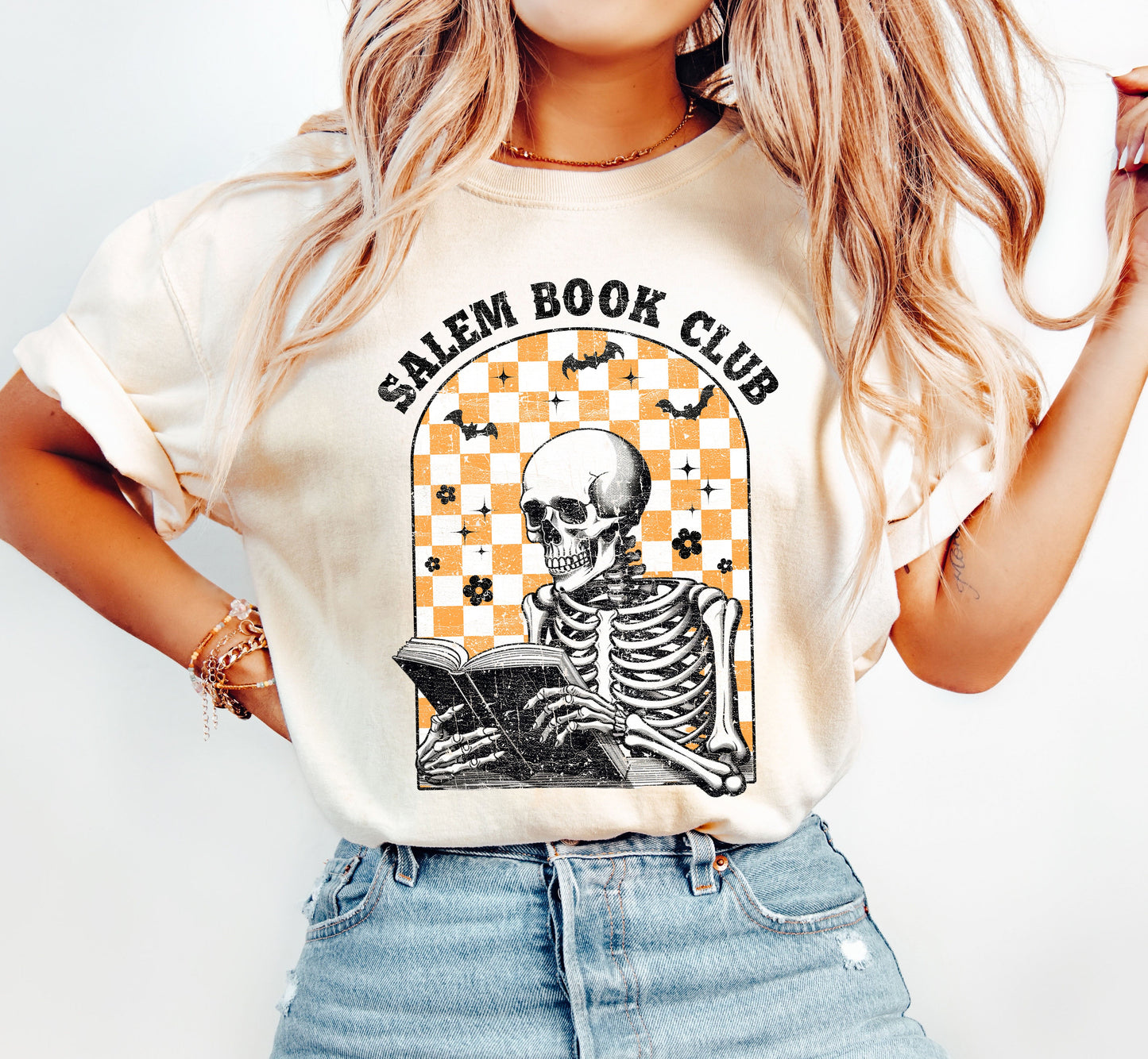 Salem Book Club Comfort Colors Tshirt