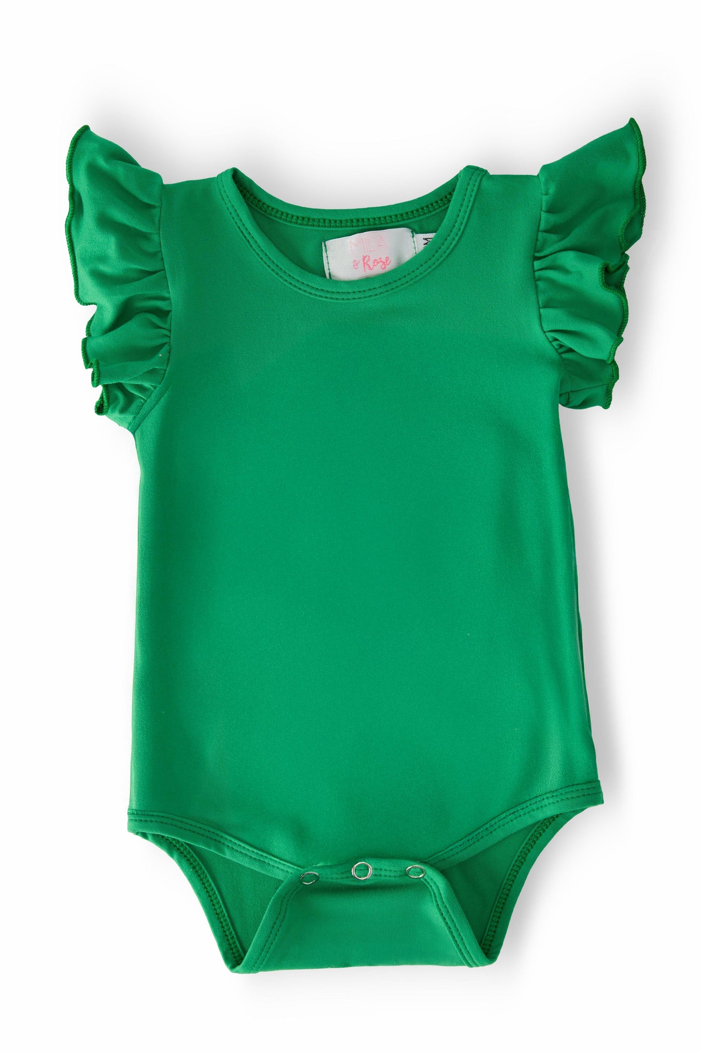 Kelly Green S/S Flutter Bodysuit