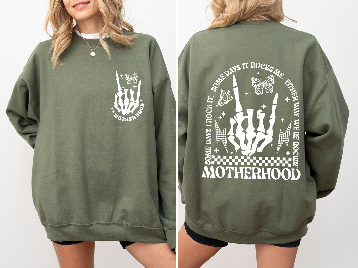 Motherhood Rocks Sweatshirt