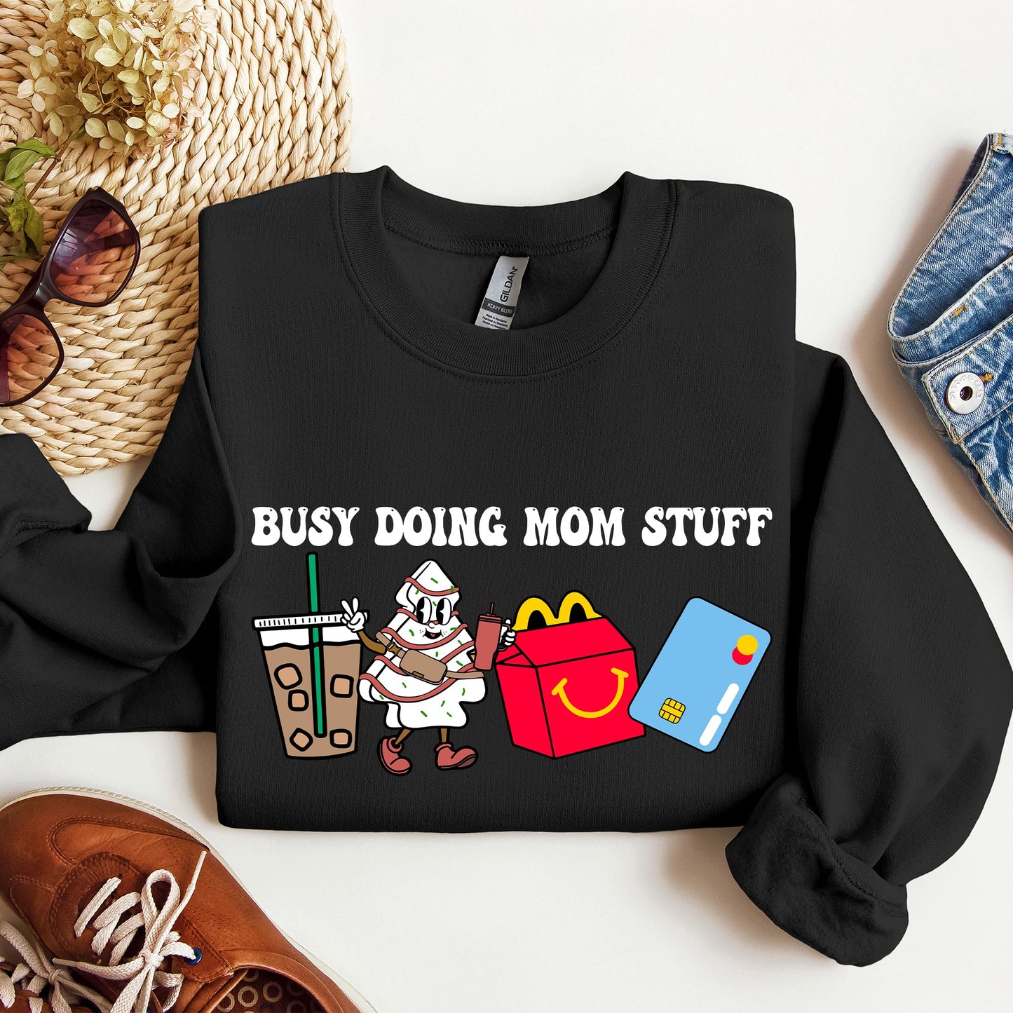Busy Doing Mom Stuff Sweatshirt