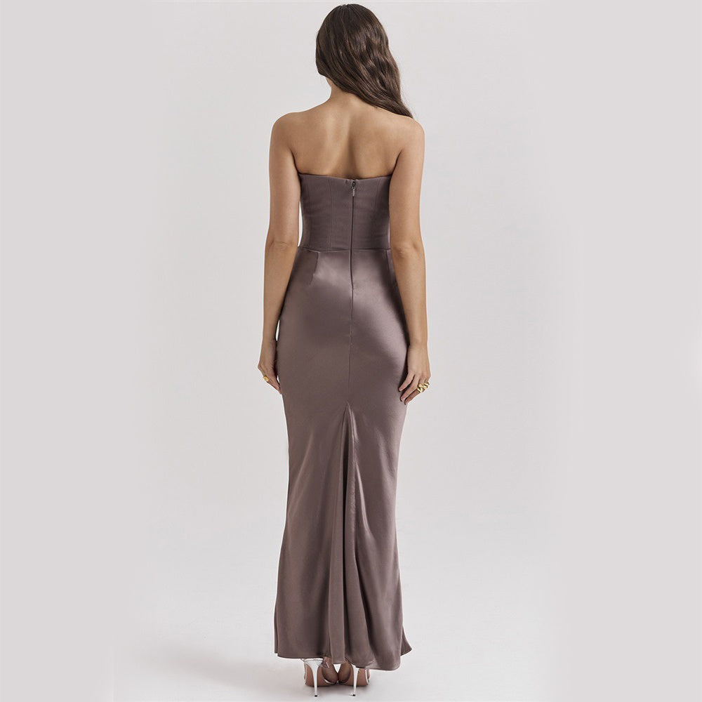 Elegant Fashion Bandeau Backless Dress