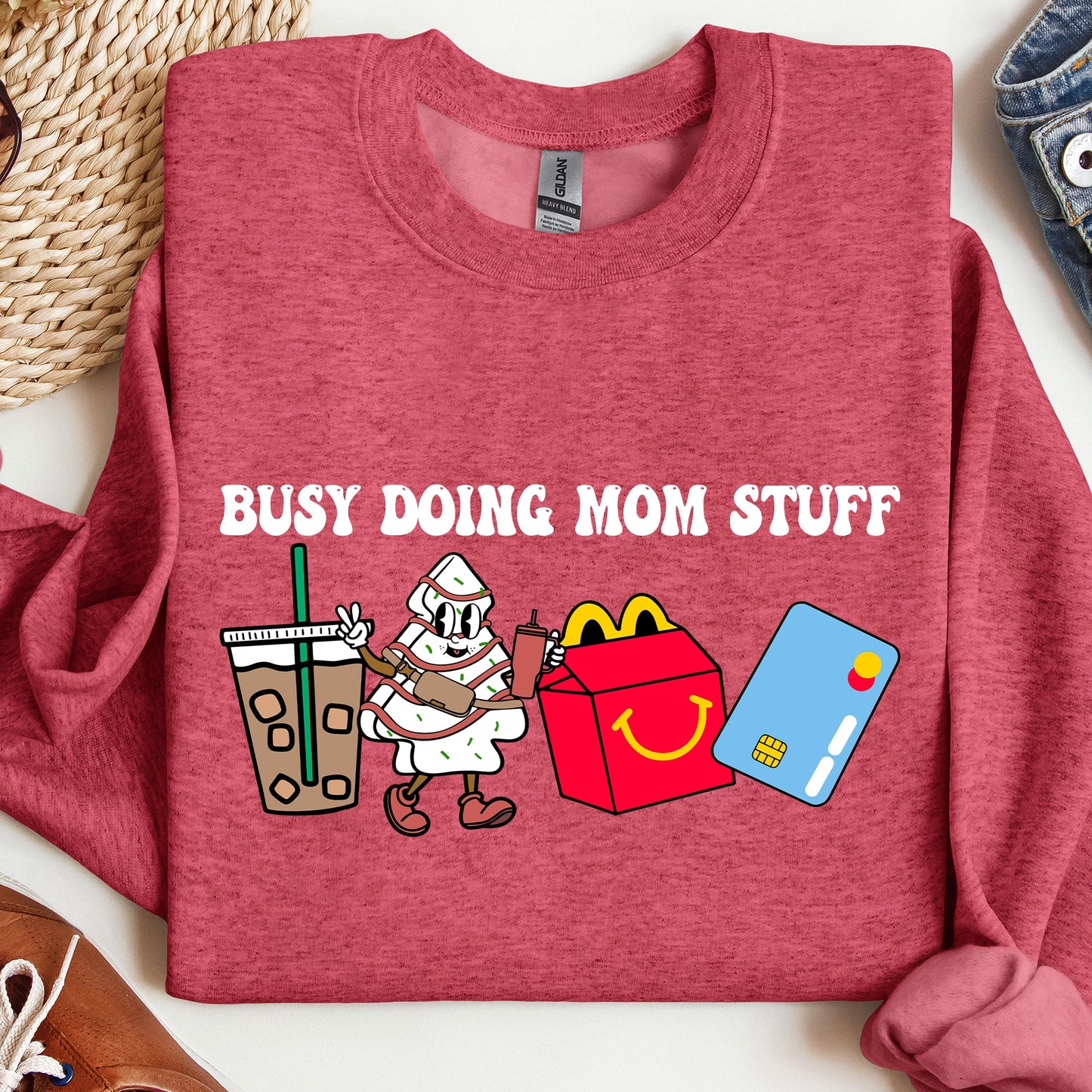 Busy Doing Mom Stuff Sweatshirt