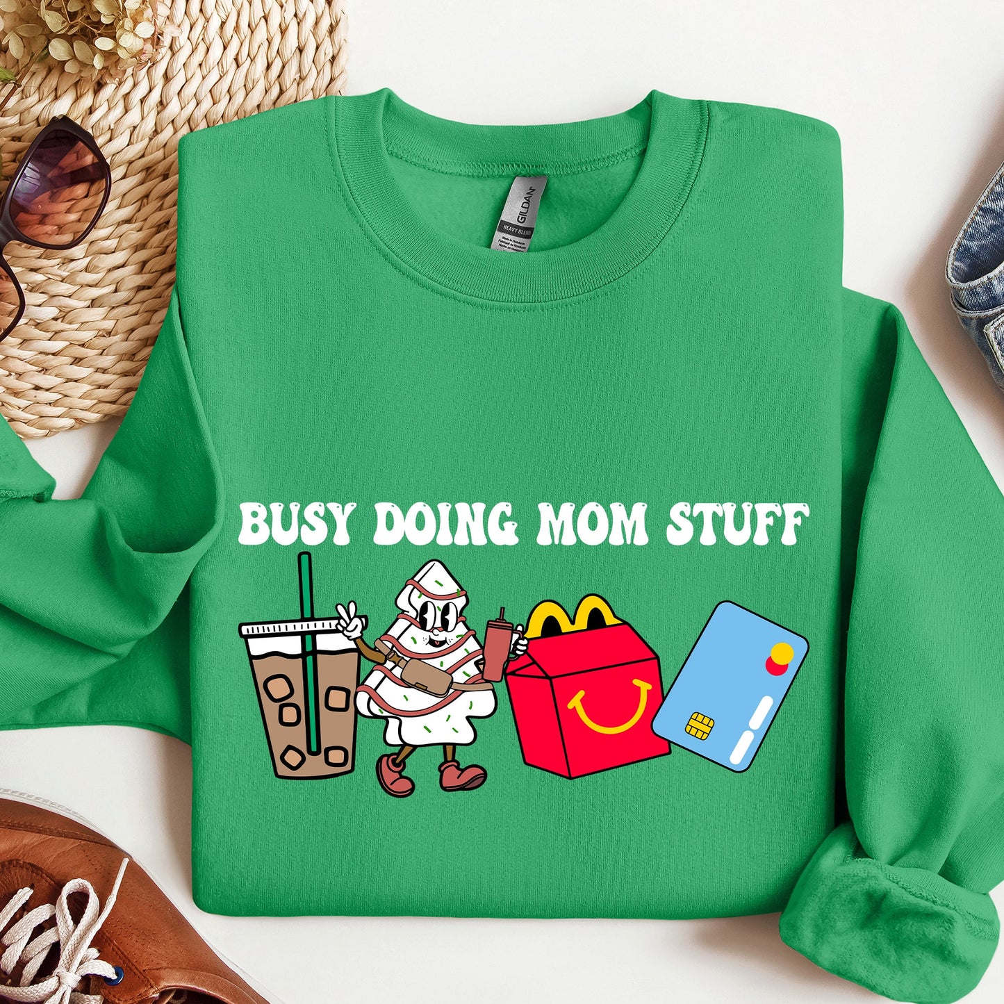 Busy Doing Mom Stuff Sweatshirt