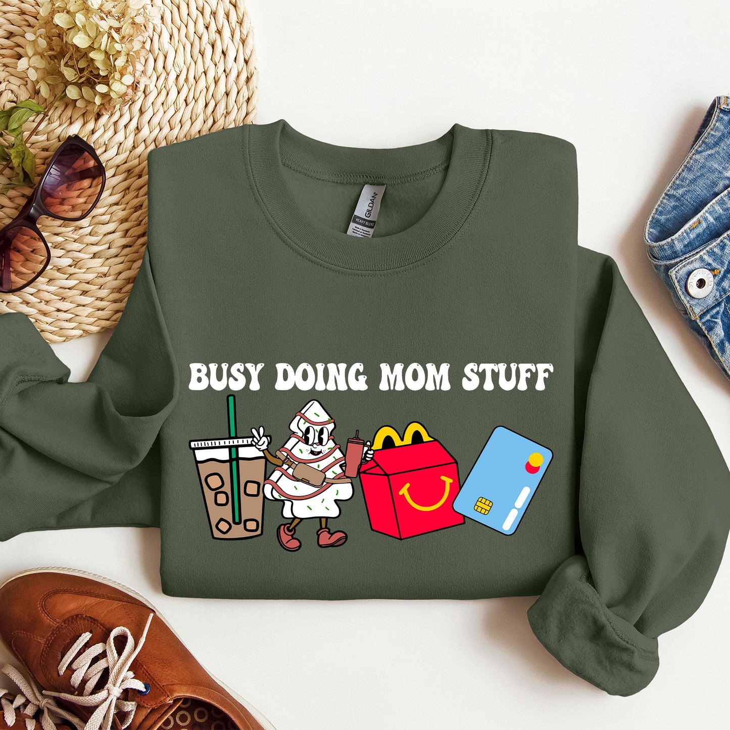 Busy Doing Mom Stuff Sweatshirt