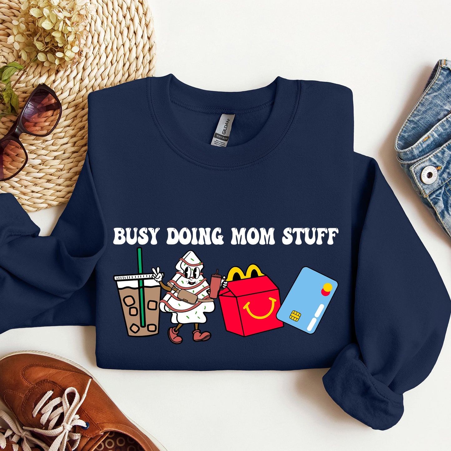 Busy Doing Mom Stuff Sweatshirt