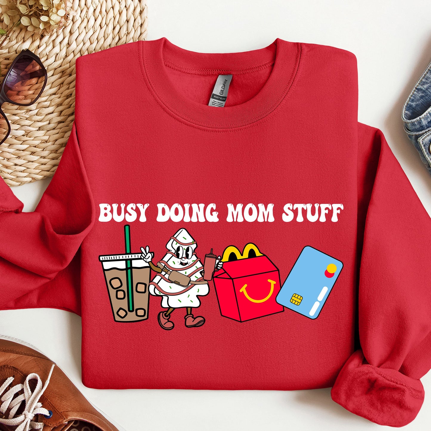 Busy Doing Mom Stuff Sweatshirt