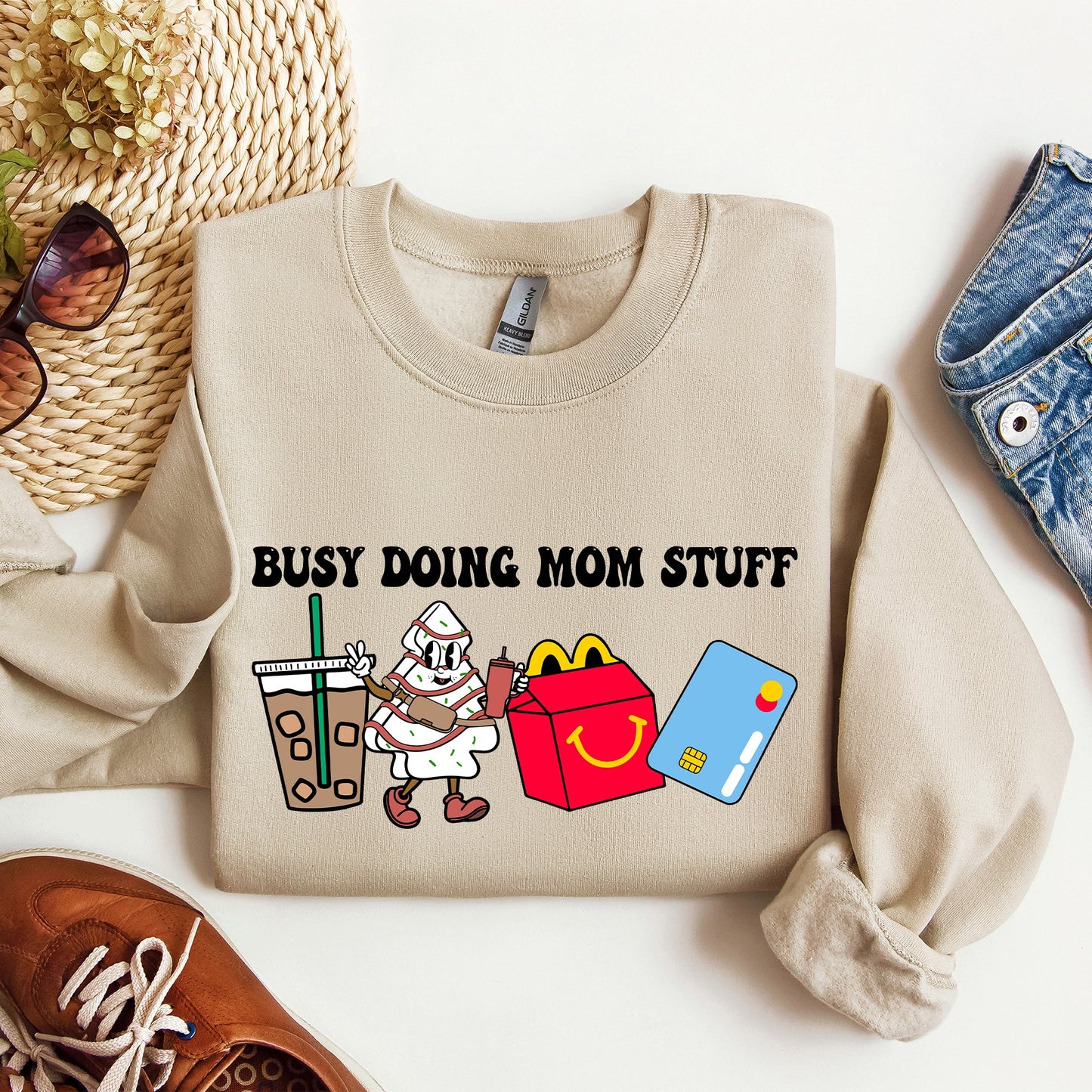 Busy Doing Mom Stuff Sweatshirt