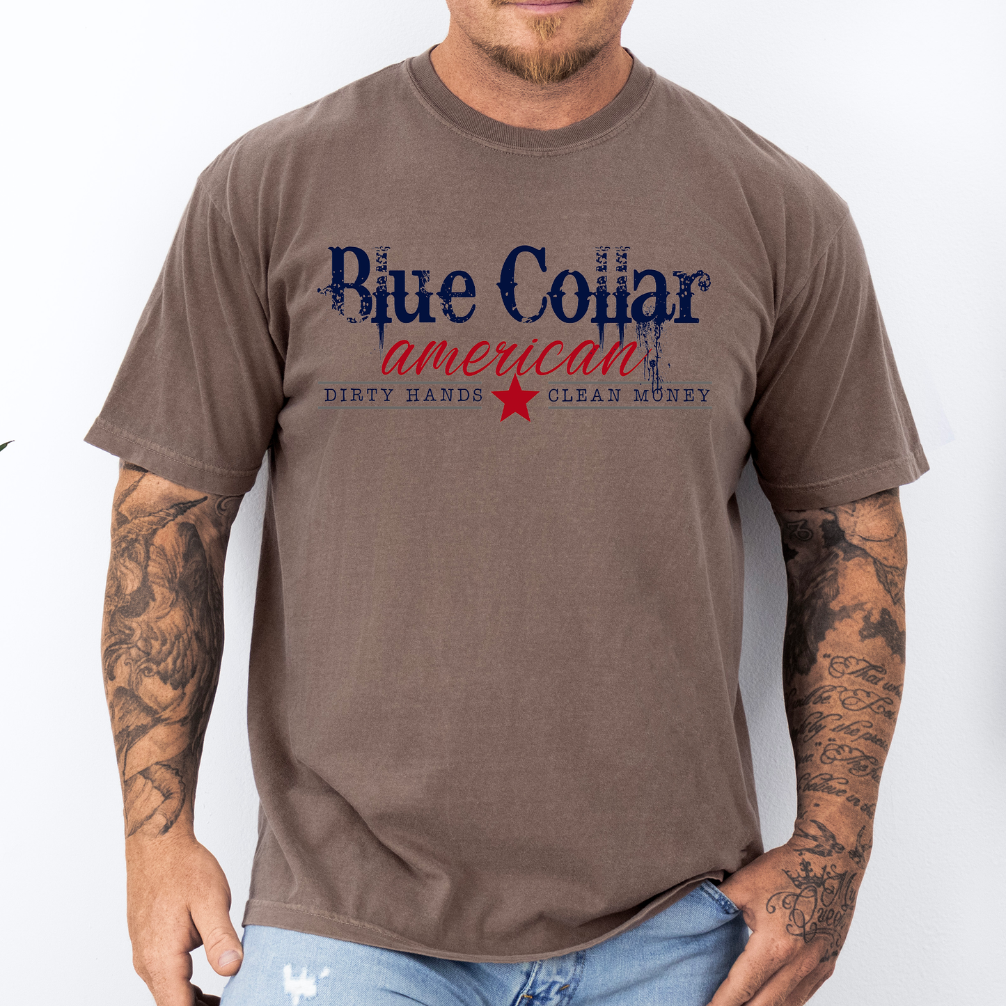 Blue Collar American Comfort Colors T-Shirt