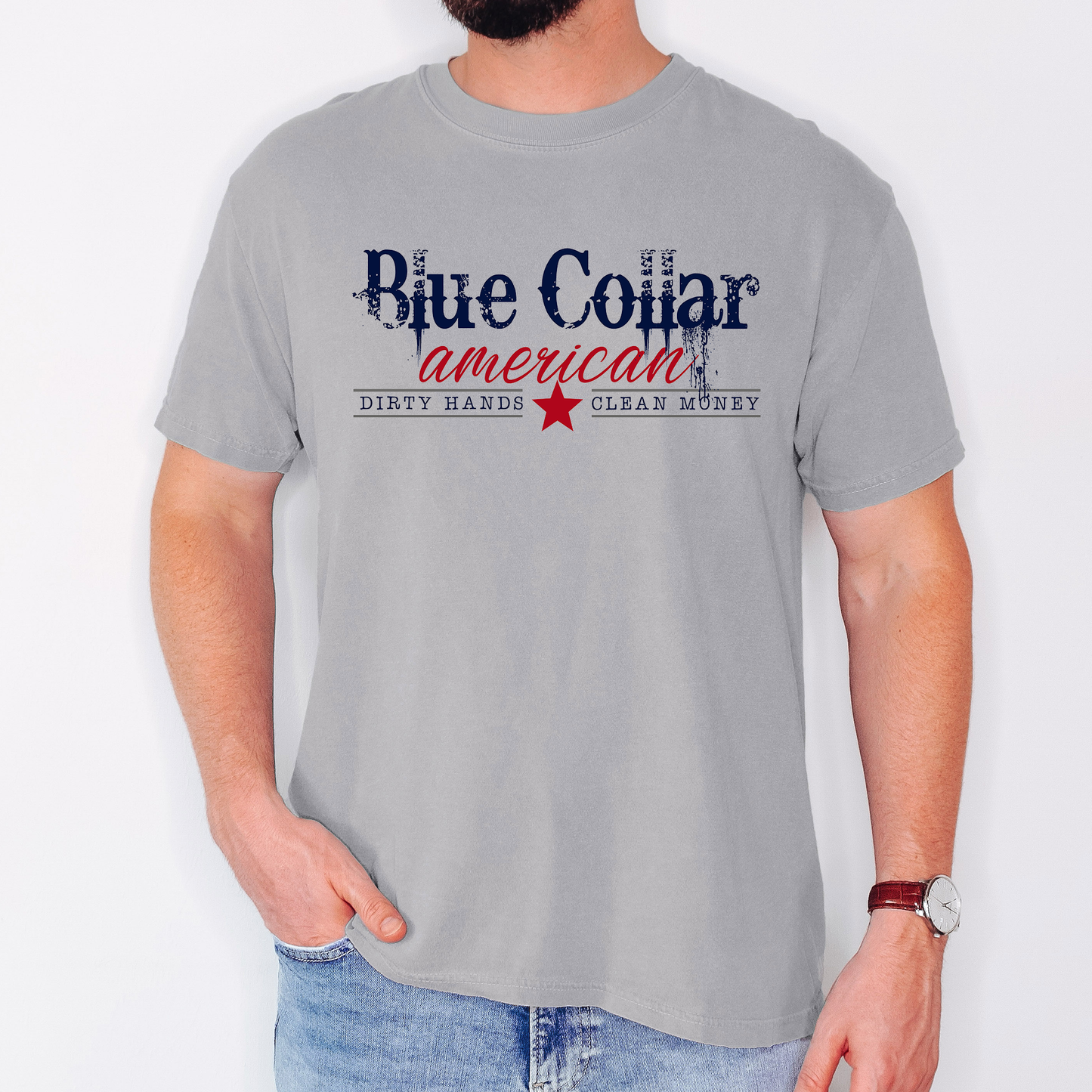 Blue Collar American Comfort Colors T-Shirt