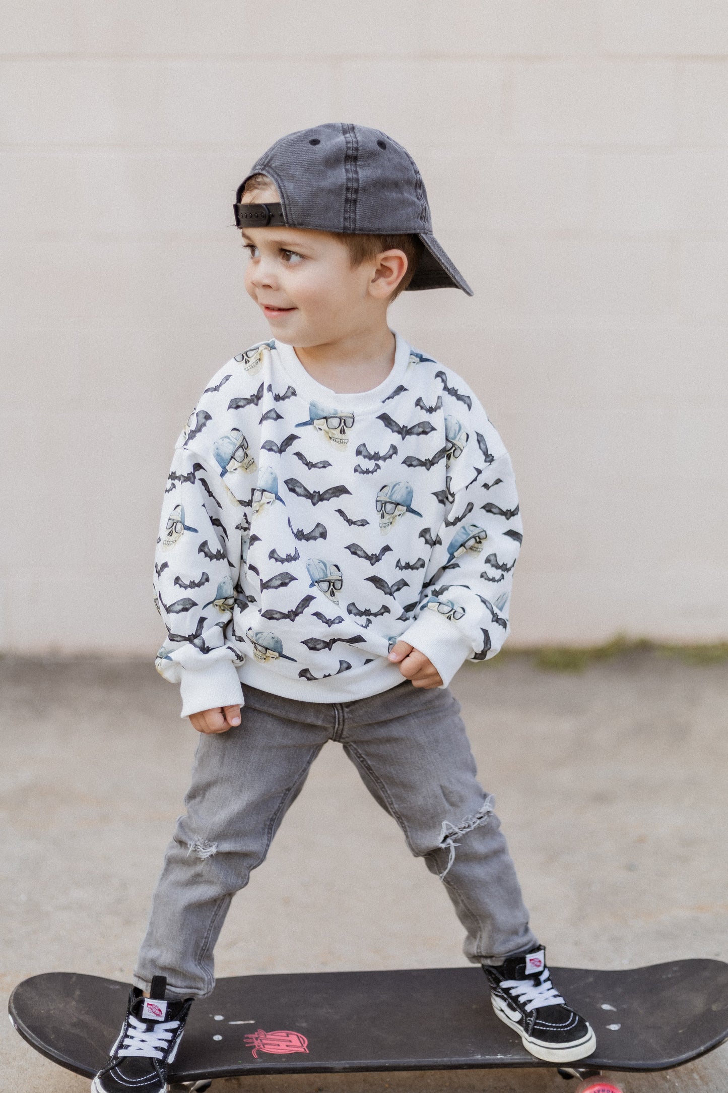 Spooky Bro Bamboo Bubble Romper