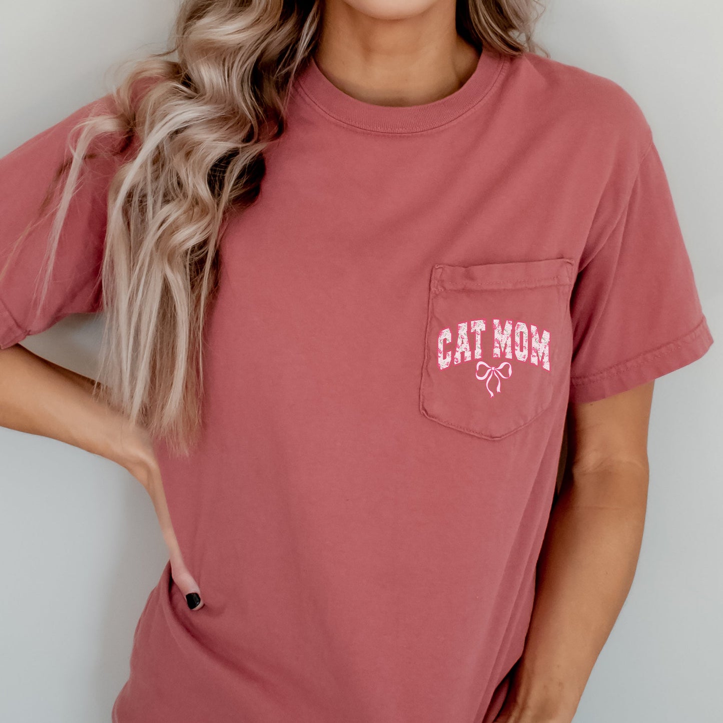 Cat Mom Comfort Colors T-Shirt