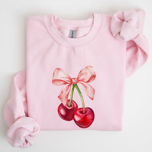 Cherries Soft Girl Era Sweatshirt