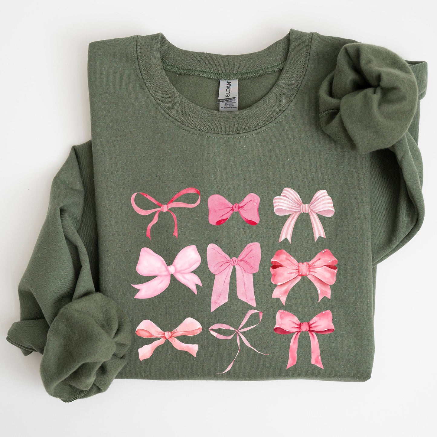 Coquette, Pink Bows, Soft Girl Era Sweatshirt