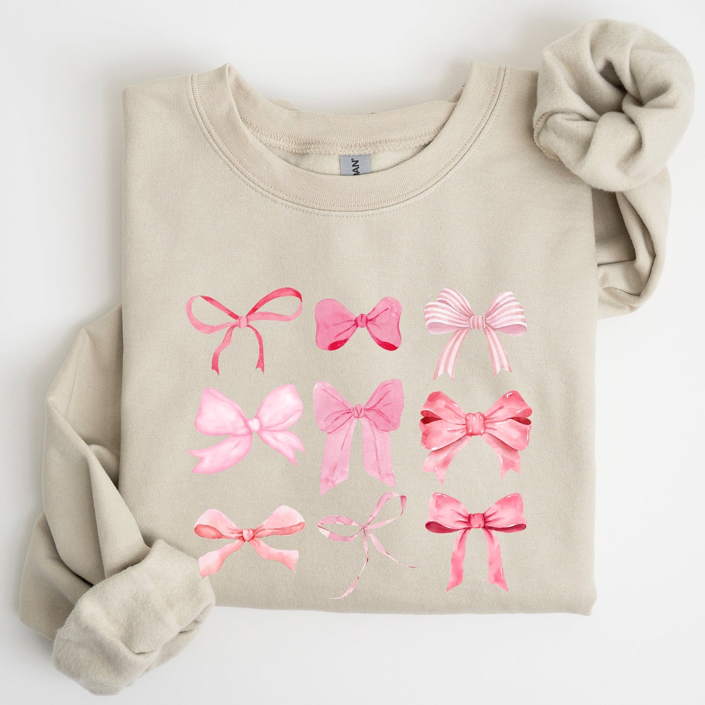 Coquette, Pink Bows, Soft Girl Era Sweatshirt
