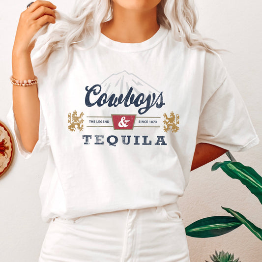 Cowboys and Tequila Comfort Colors T-Shirt