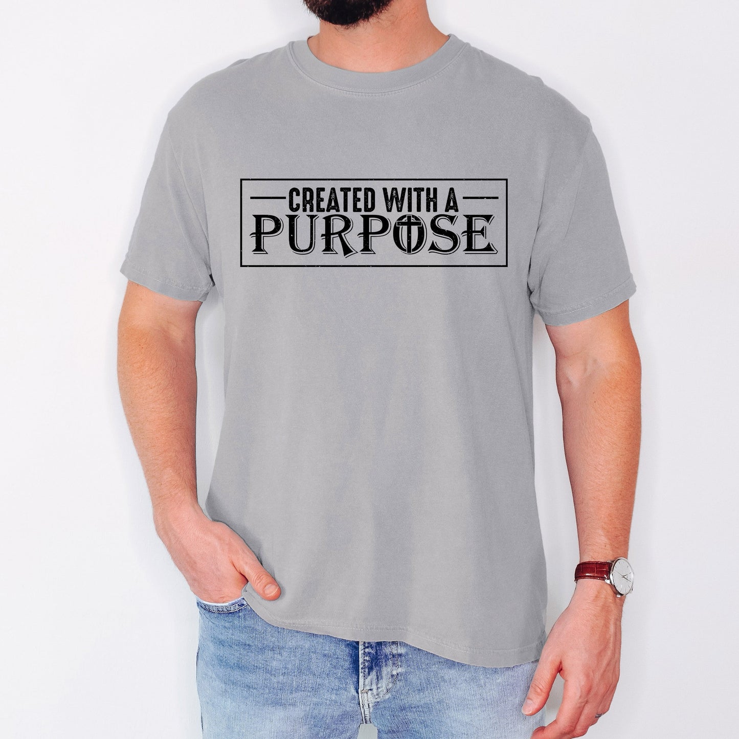 Created With A Purpose Comfort Colors T-Shirt