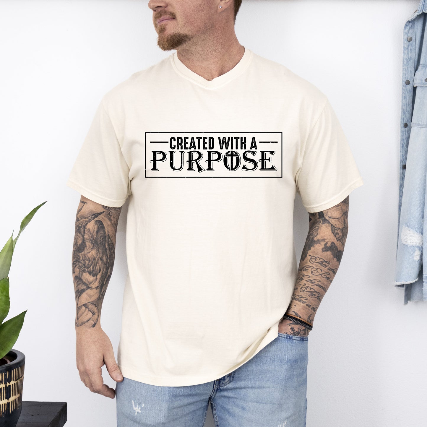 Created With A Purpose Comfort Colors T-Shirt