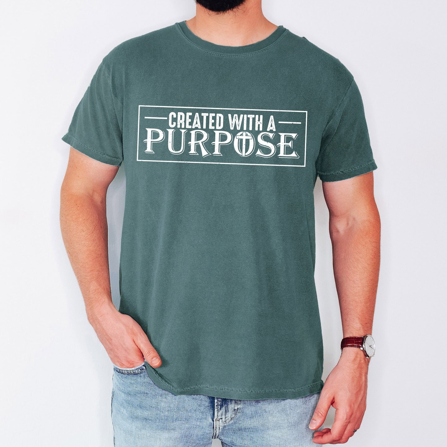 Created With A Purpose Comfort Colors T-Shirt