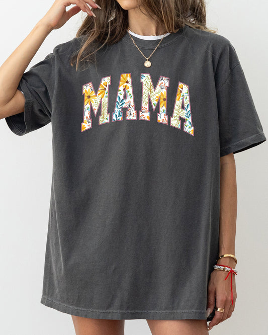 Floral Mama Comfort Colors T-Shirt