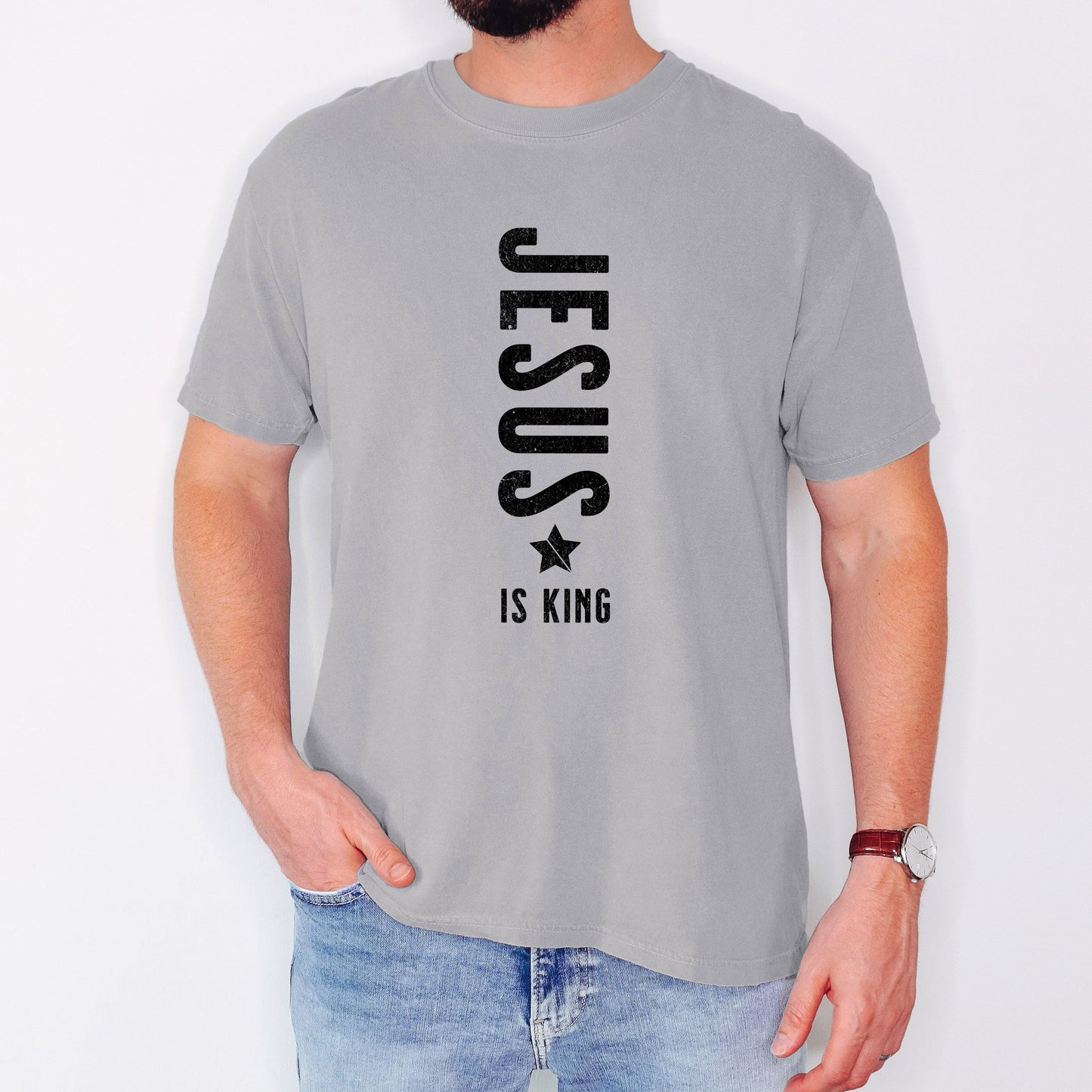 Jesus Is King Comfort Colors T-Shirt