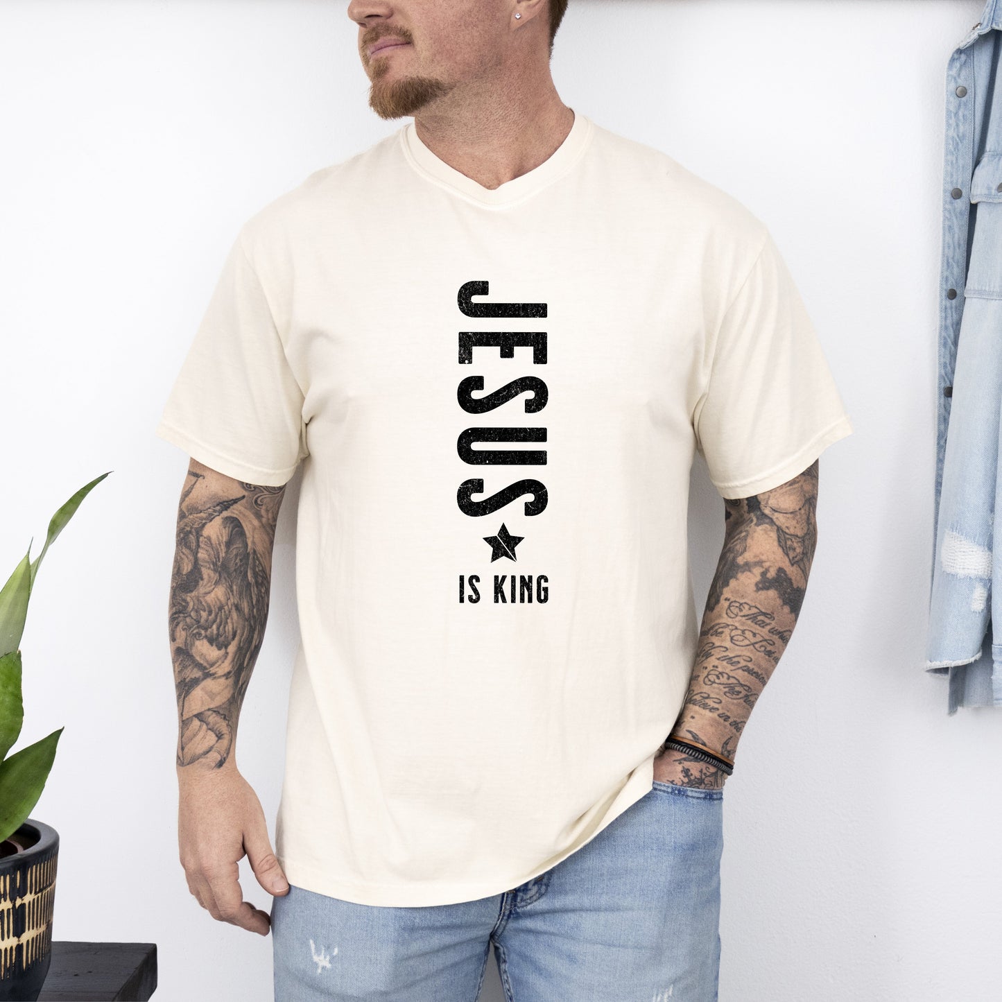 Jesus Is King Comfort Colors T-Shirt