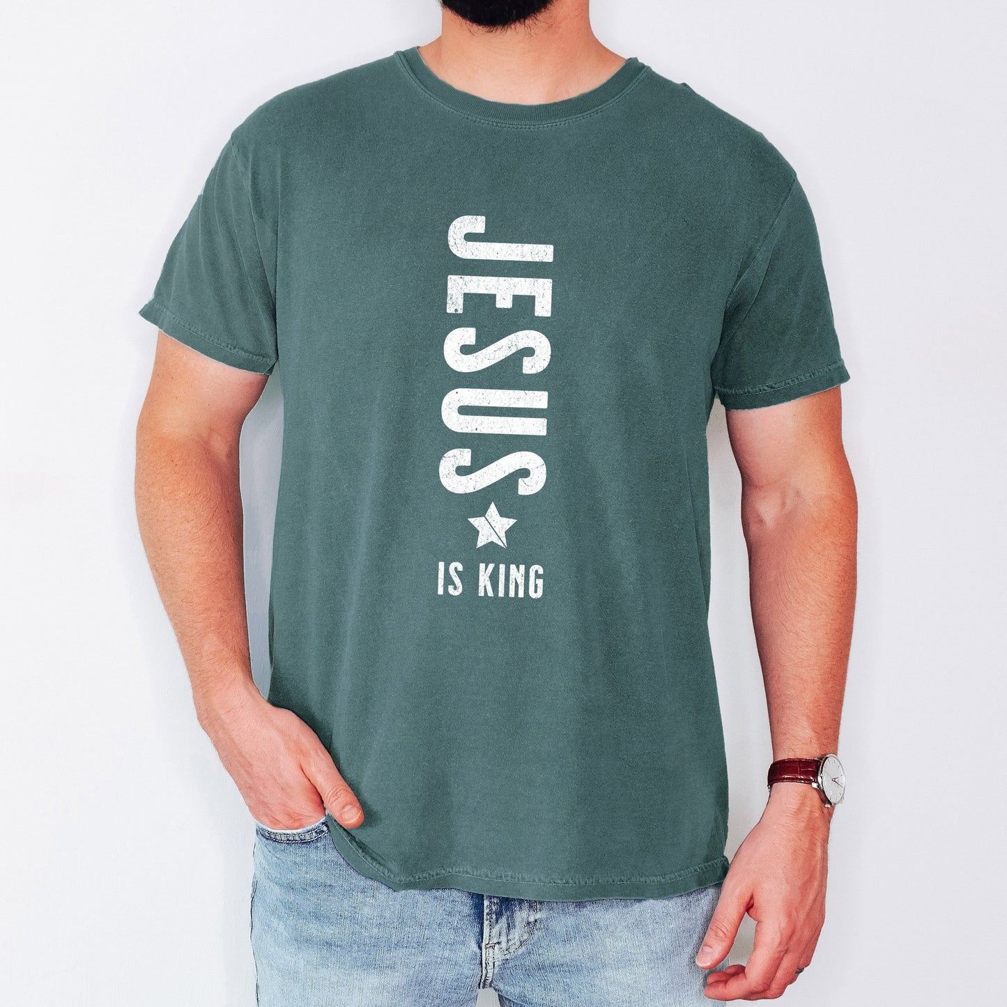 Jesus Is King Comfort Colors T-Shirt