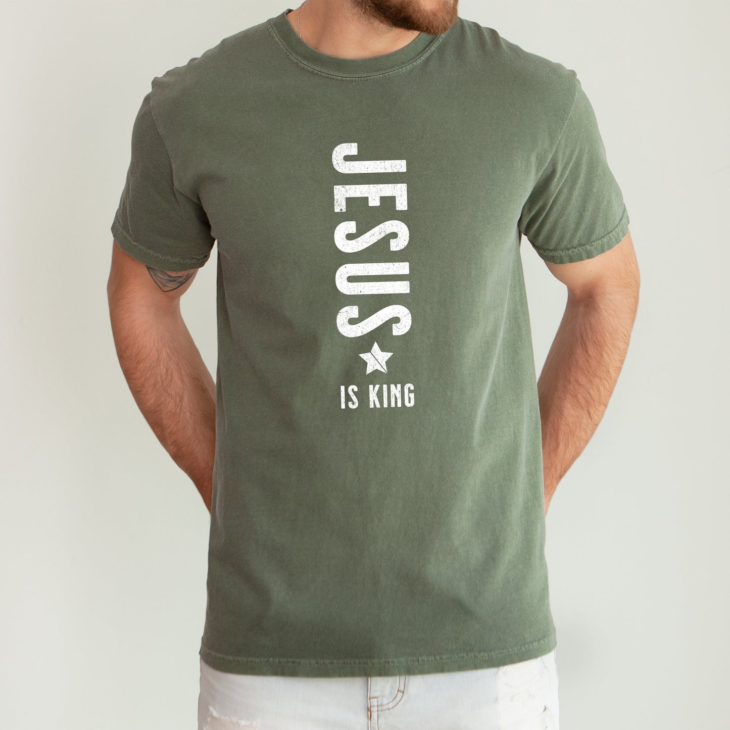 Jesus Is King Comfort Colors T-Shirt
