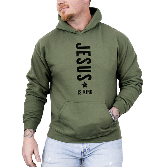 Jesus Is King, Faith, Hooded Sweatshirt
