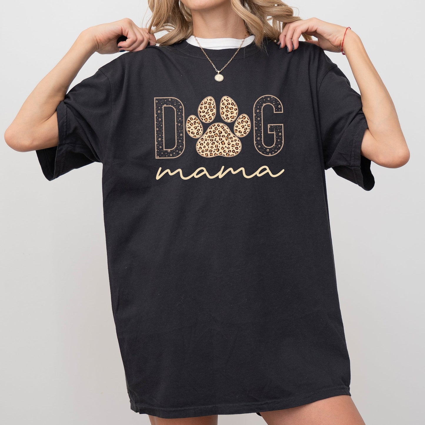 Dog Mama, Retro, Vintage Comfort Colors Tshirt