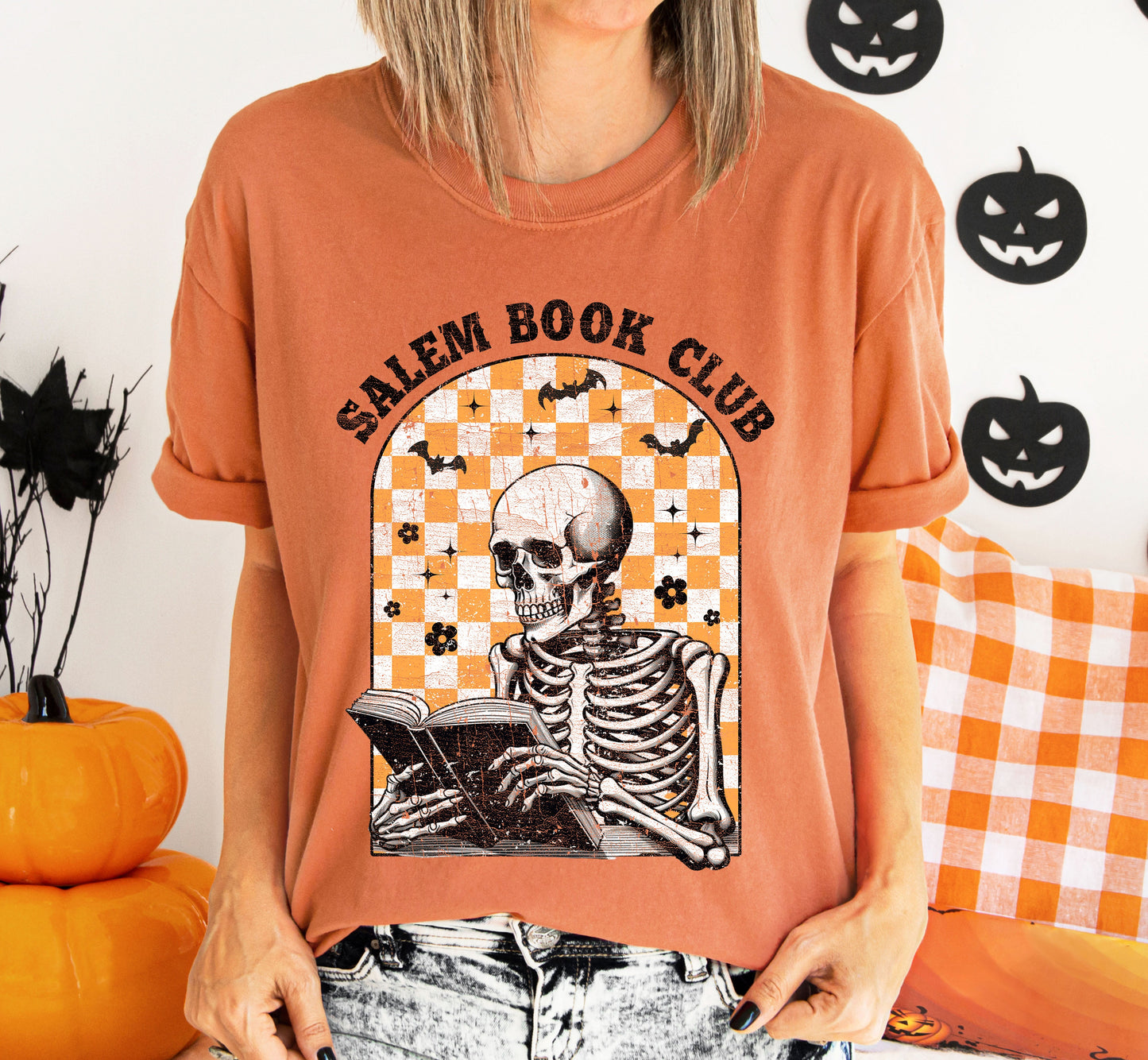 Salem Book Club Comfort Colors Tshirt