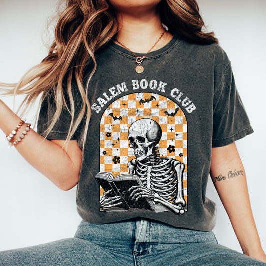 Salem Book Club Comfort Colors Tshirt