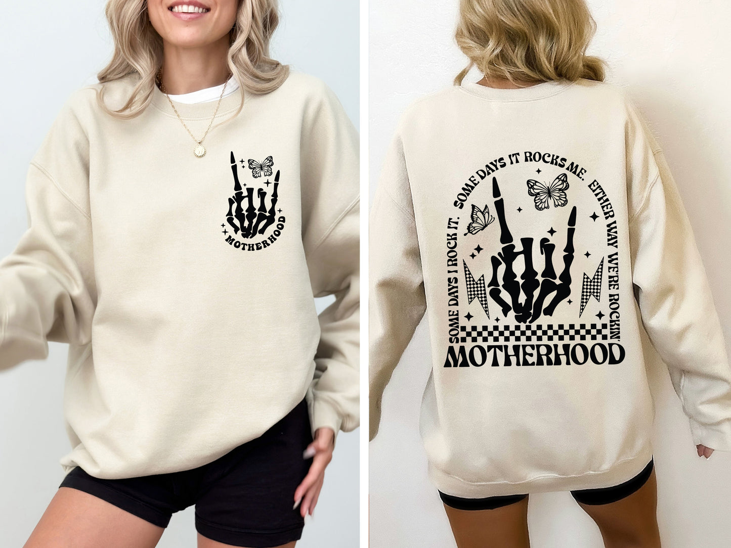 Motherhood Rocks Sweatshirt