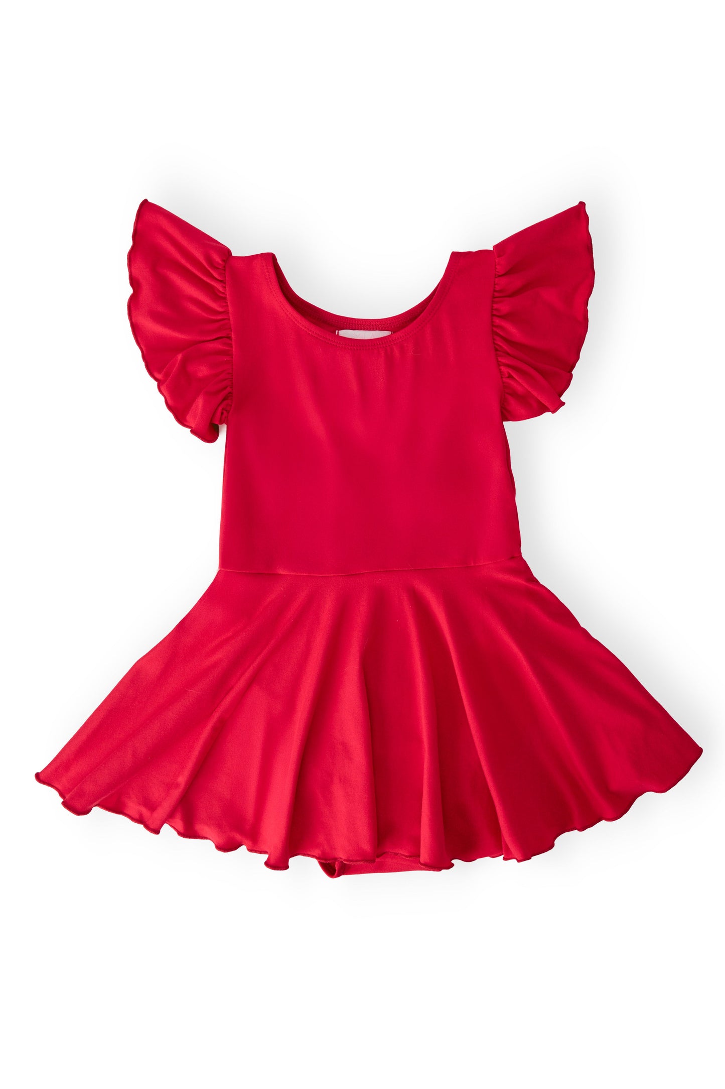 Red S/S Twirl Leotard
