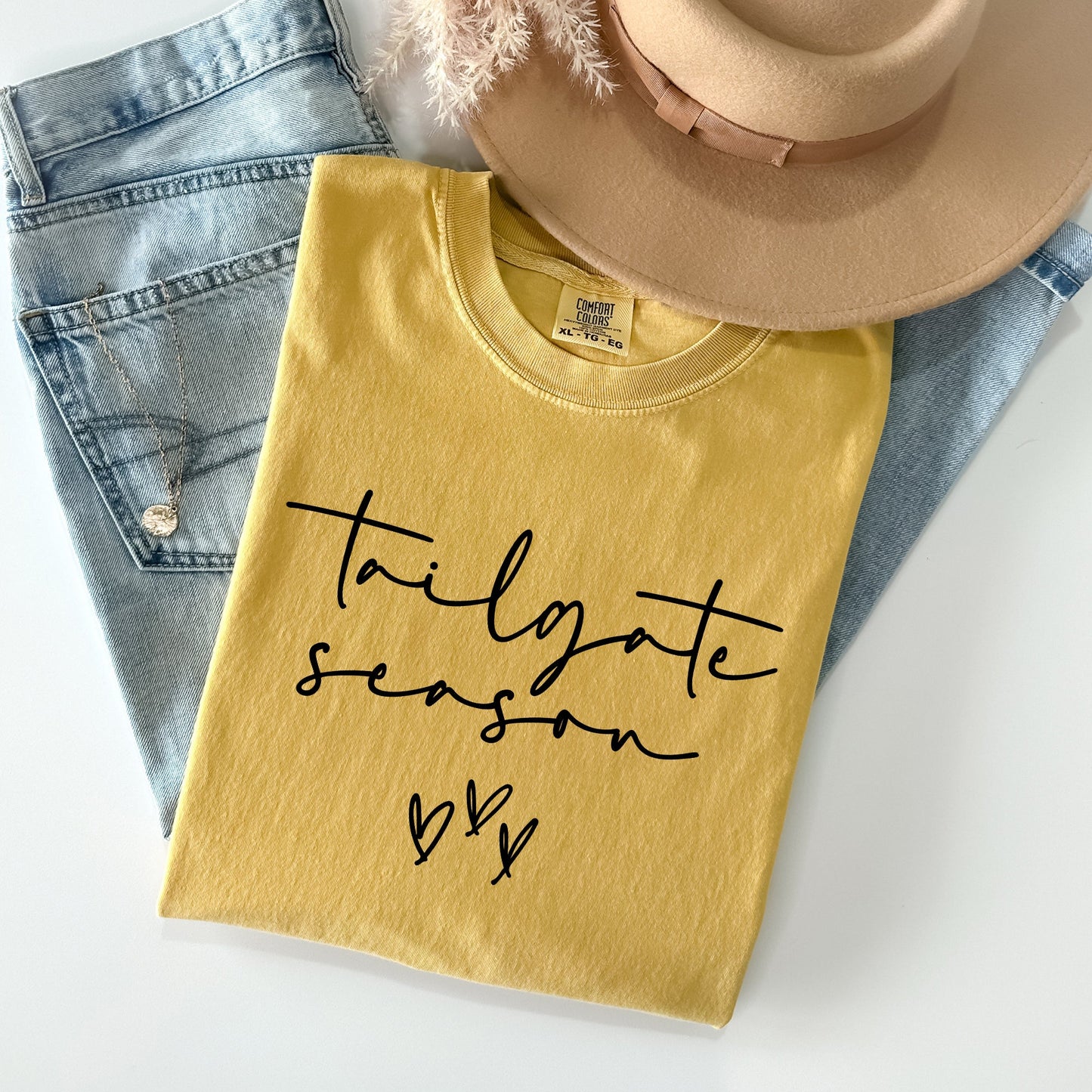 Tailgate Season Comfort Colors T-Shirt