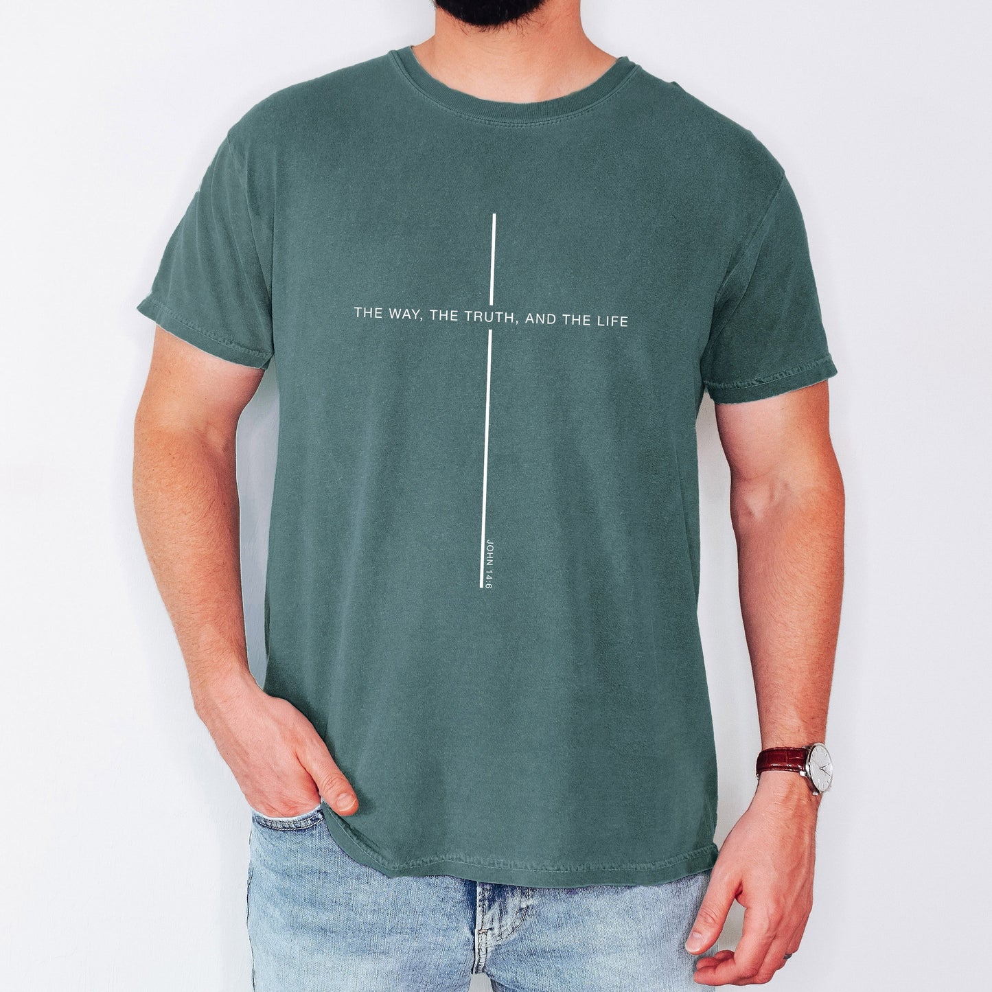 The Way The Truth The Life Comfort Colors T-Shirt