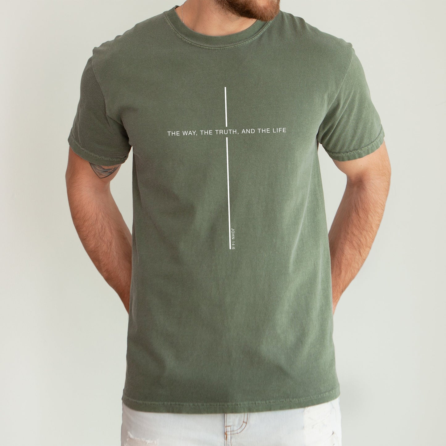 The Way The Truth The Life Comfort Colors T-Shirt