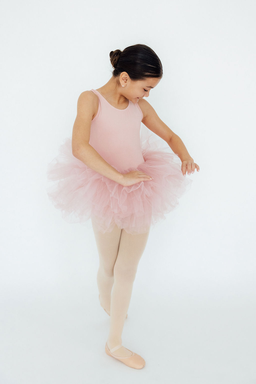 Vintage Pink Tank Tutu Leotard