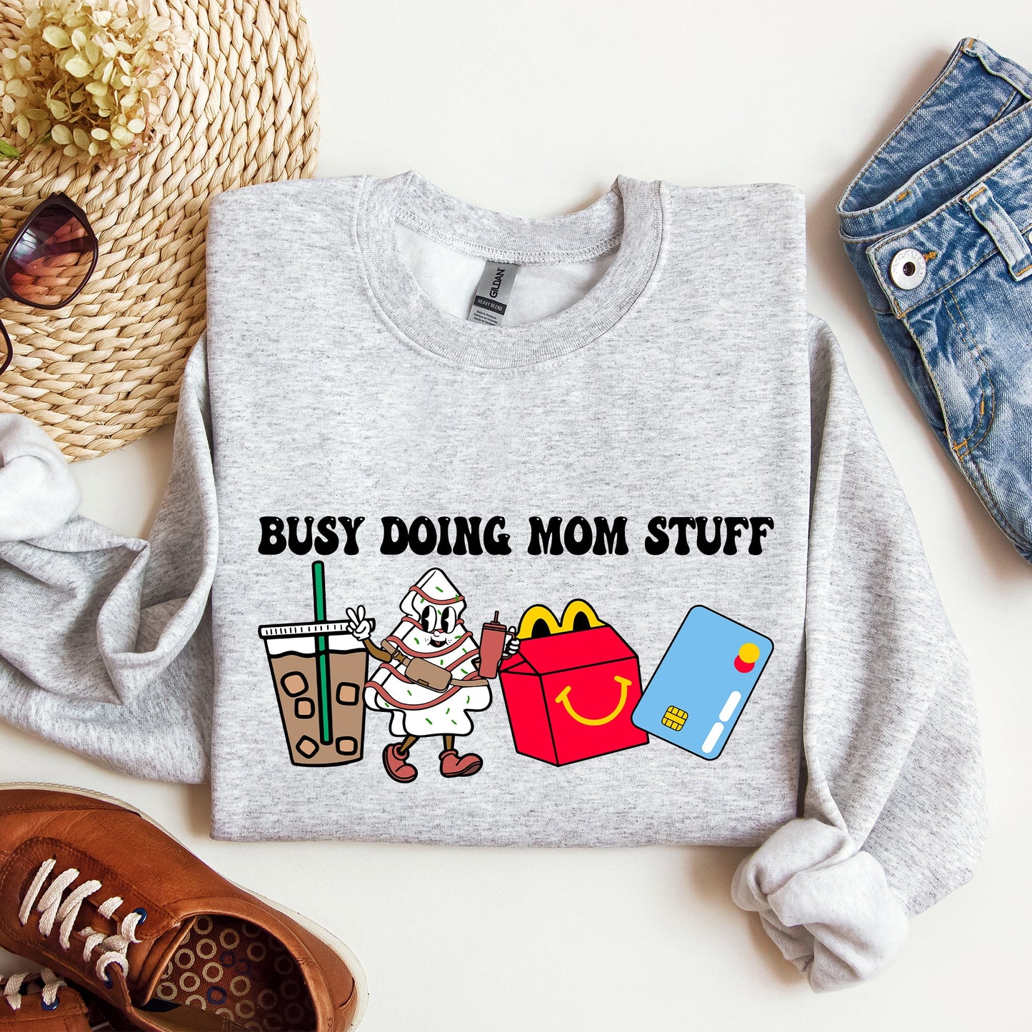 Busy Doing Mom Stuff Sweatshirt